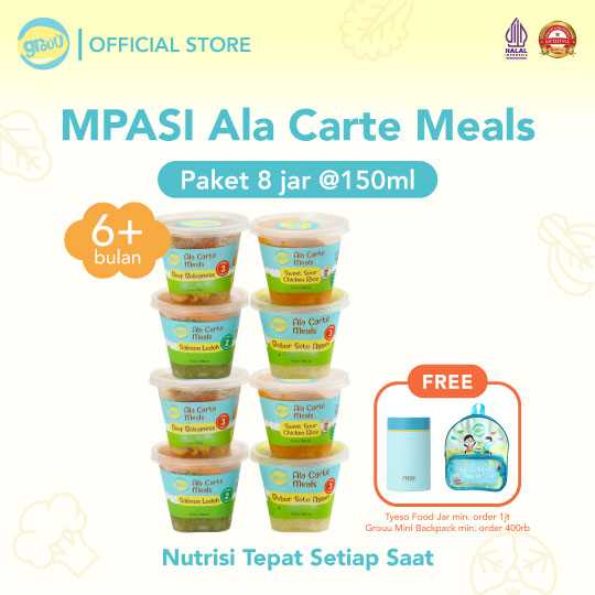 Ala Carte Meals 8 Jar