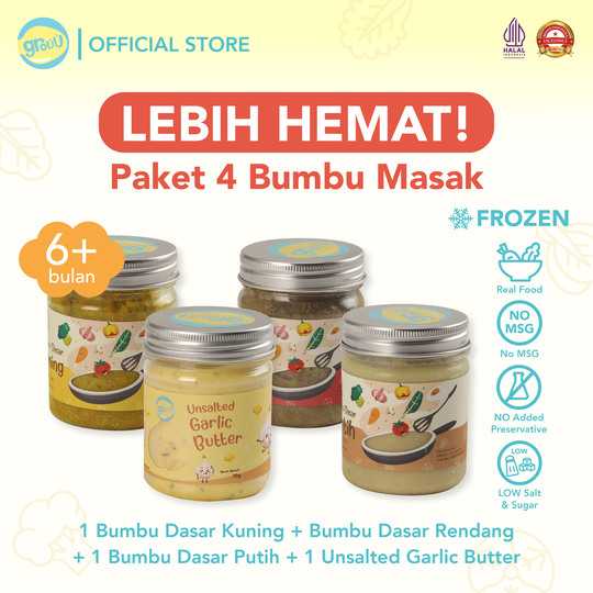 Bundling Bumbu Dasar x3 + Unsalted Garlic Butter