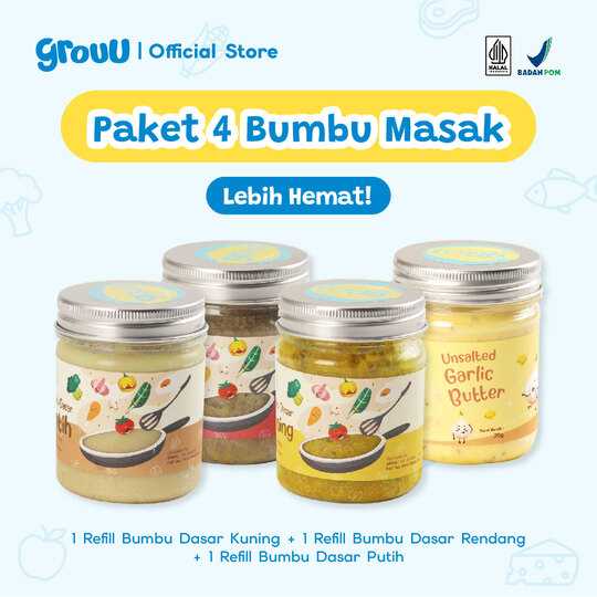 Bundling Bumbu Dasar x3 + Unsalted Garlic Butter