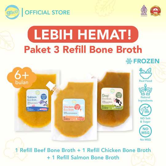 Bundling Refill Bone Broth x3