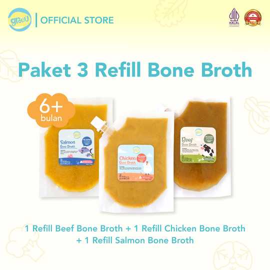 Bundling Refill Bone Broth x3