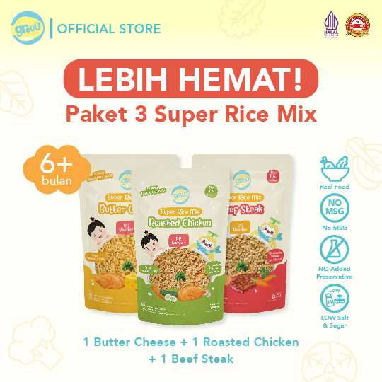 Bundling Super Rice Mix 200gr x3 - Trio C