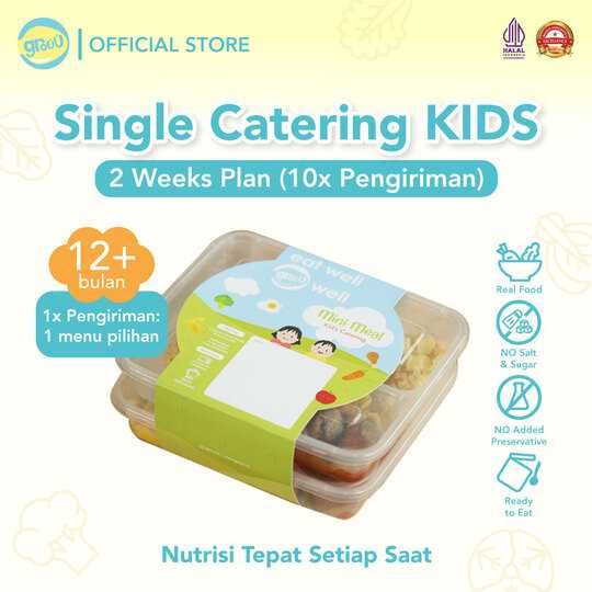 Kids - 2 Weeks Plan (Single Meal)