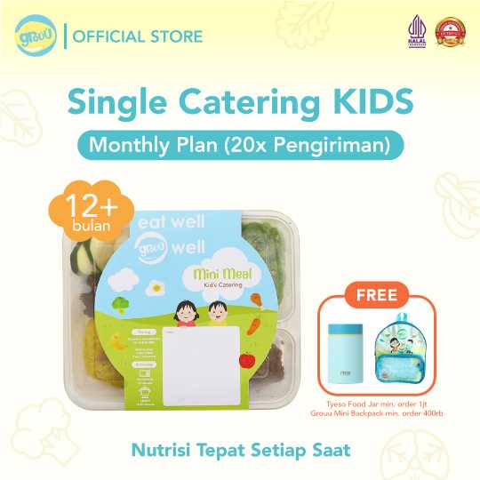 Kids - Monthly Plan (Single Meal)