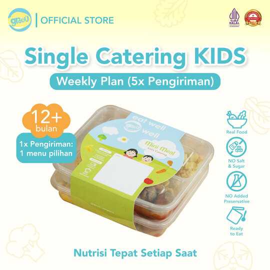 Kids - Weekly Plan (Single Meal)