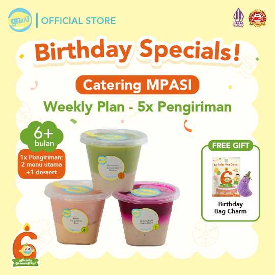 MPASI - Weekly Plan FREE Birthday Bag Charm