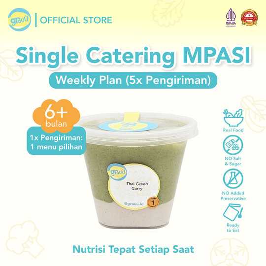 MPASI - Weekly Plan (Single Meal)